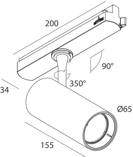 DALÌ 30W 15°-38° 4K LED-SCHEINWER. WS 