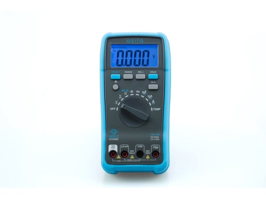 MULTIMETER DIGITAL 1000VACDC TRMS 