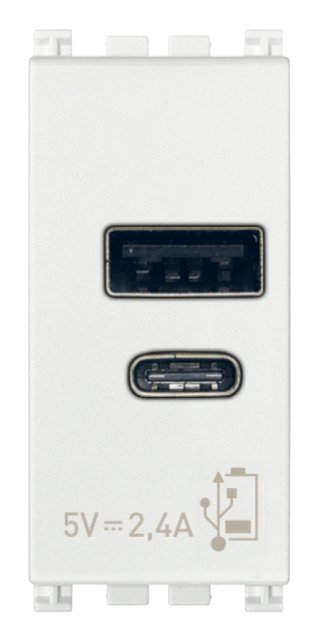 USB A+C 5V 2,4A 1M UNITA´ ALIMENTAZIONE 