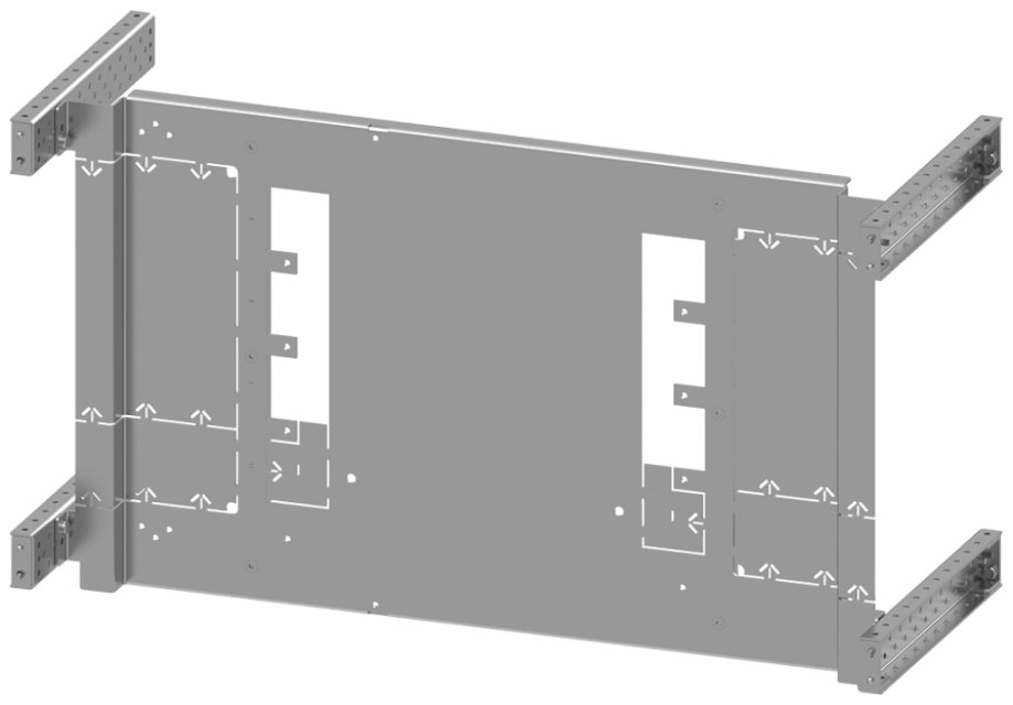 8PQ6000-4BA47 450x800 KIT.MONTAGGIO 3VL 