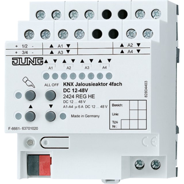 KNX 12-48V JALOUSIEAKTOR 4F. 