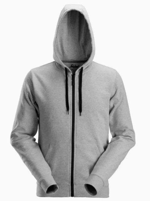 2801 1800 TGL.XL CLASSIC ZIP HOODIE GREY 