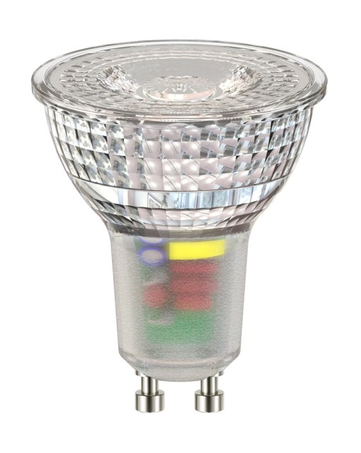 GU10 ALL-GLASS 500LM 6W 36° WW 3K DIM LAMPADA LED 
