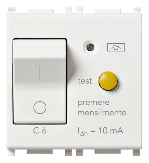 1P+N C6 10mA BI INTERRUTTORE DIFF.MAGN. 