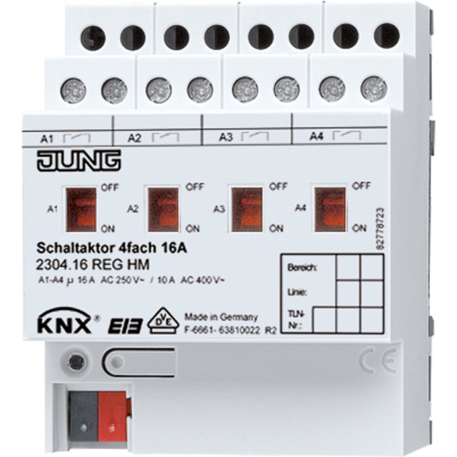 KNX ATTUATORE INTERR.4CAN. 