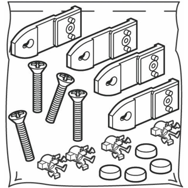 MAS LDX P KIT FIXIER-PLATTEN 