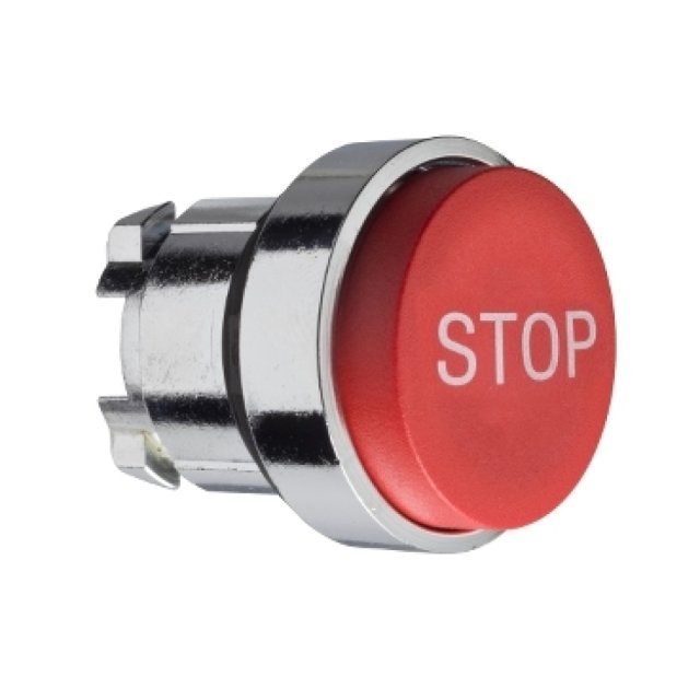 ZB4-BL434 ROSSO "STOP" TESTA PULSANTE 