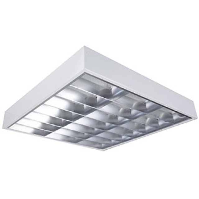 P203X10W LED 2US 596X596 DECKENLEUCHTE 