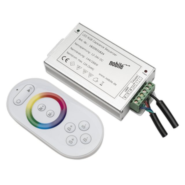 LED RGB 12-24V REMOTE COMANDO+TELECOMAN 