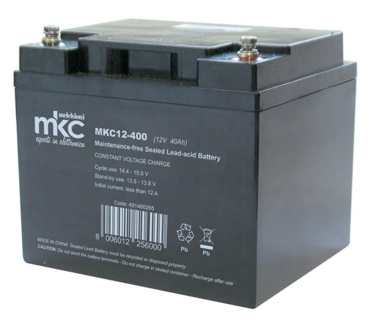 MKC12400 12V 40AH  ACCUMULATORE 