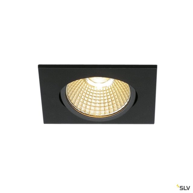 NEW TRIA 68 LED DL 9W 3000K  INCASSO NERO 