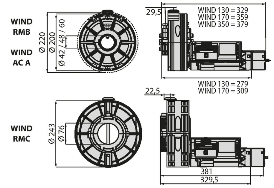 WIND RMB R965004 00001 KIT AUTOMAZIONE SERRANDE 