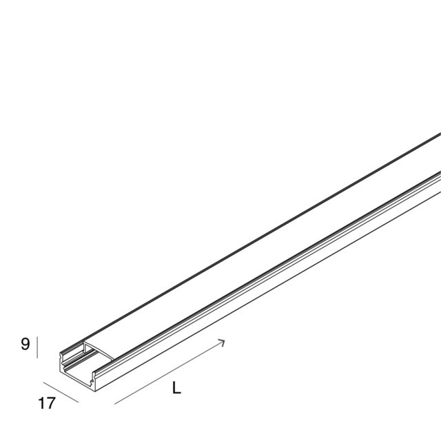 PROFILED H9 2M+OP.+2TEST+4CL.WS.SCHIENE 