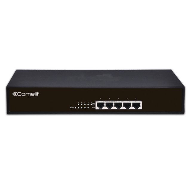 SWITCH DI RETE 5 PORTE 4 POE 