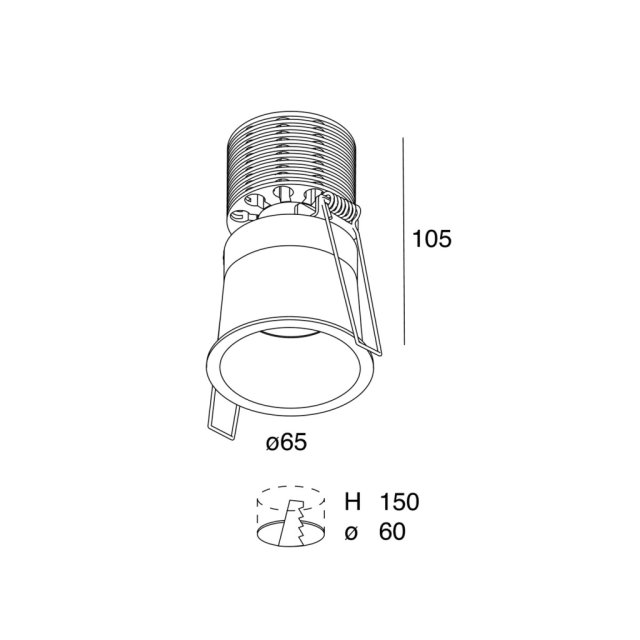 KONE TND 10W 4K 500MA 36° INCASSO NE 