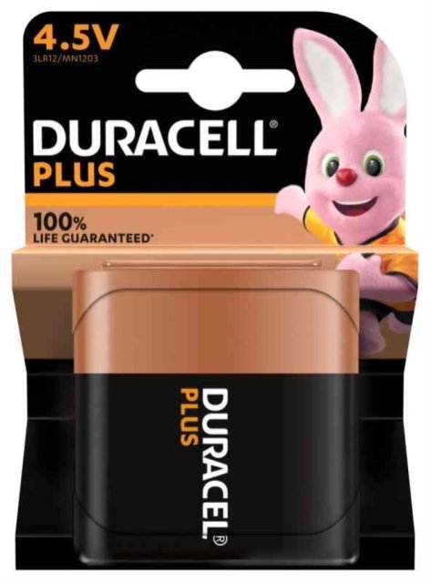 MN1203 DURACELL PLUS PIATTA 4,5V BATT.ALKAL. 