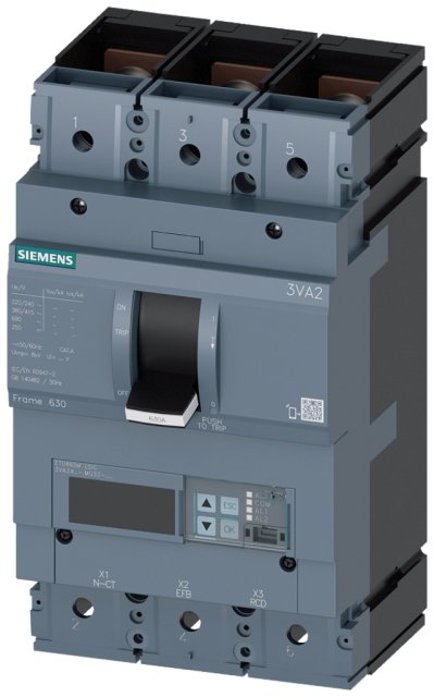 3VA2450-5MQ32-0AA0 3P 500A AUTOMAT 55KA 