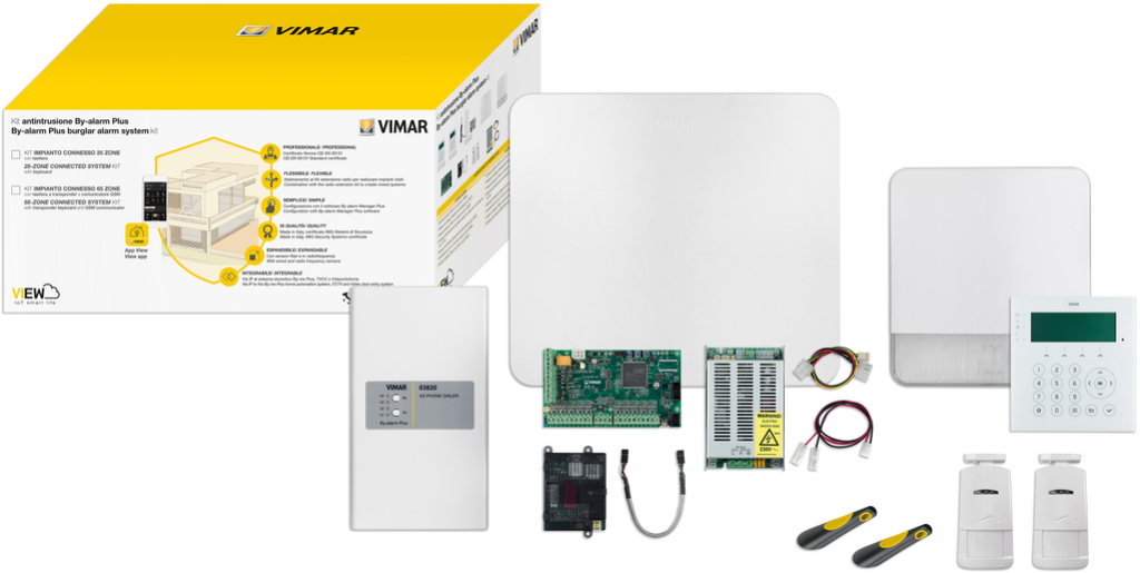 By-alarm Plus kit 65 zone+gateway IP/GSM 