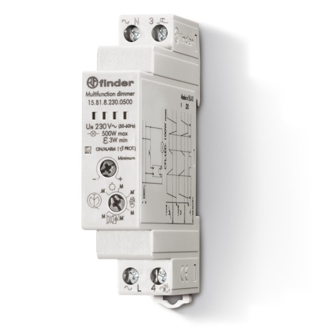 15.81 230V 500W DIMMER DIN 