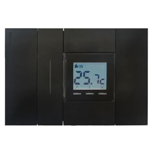 TE002 DADO 230V TERMOSTATO DIGI.2MOD.ANTRACITE 