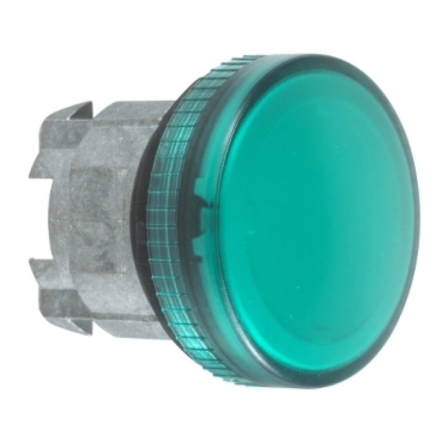 ZB4-BV033E LED VERDE TESTA LAMPADA SPIA 