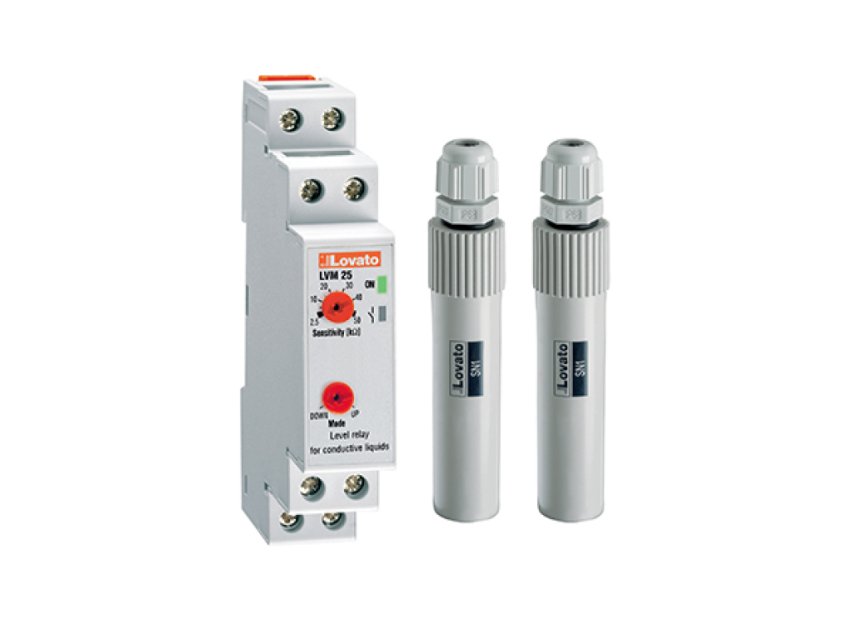 24-240V AC/DC RELÈ CONTR.LIVELLO + SONDE 