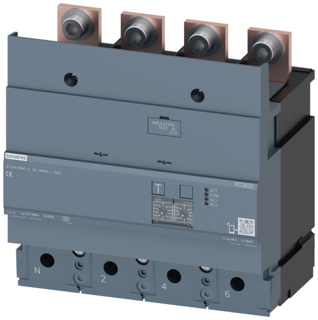 3VA9424-0RL30 FI-BLOCK RCD820 x3VA24 630A UNTEN 