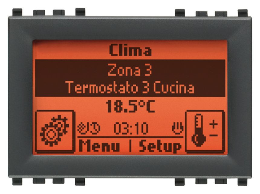 CENTRALE TOUCH SCREEN GRIGIO 3M 