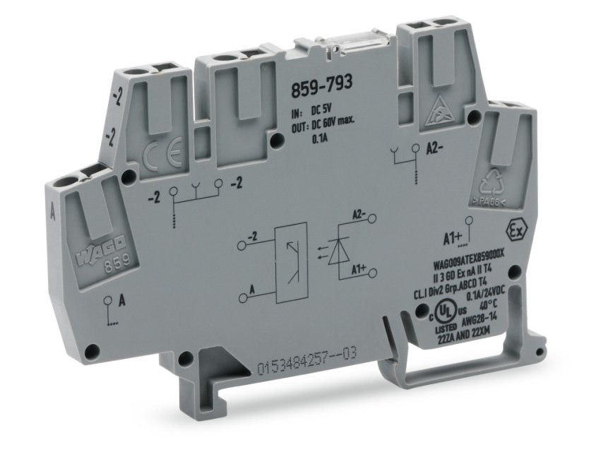 5VDC 0,1A MORSETTO OPTOACCOPIATORE 