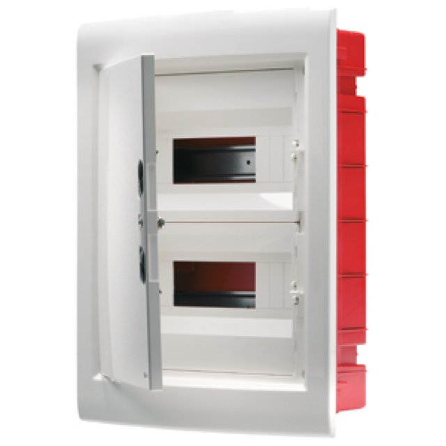 24MOD.IP40 QUADRO INCASSO BIANCO 