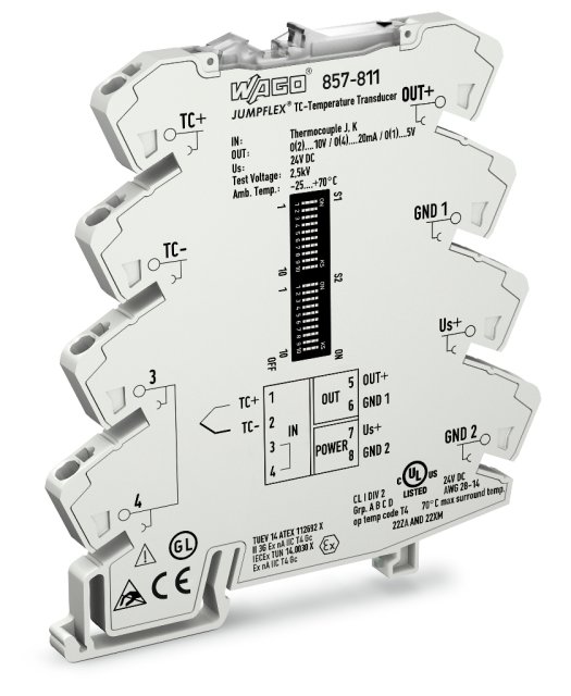 TEMPERATUR KONVERTER TYPE K,J 