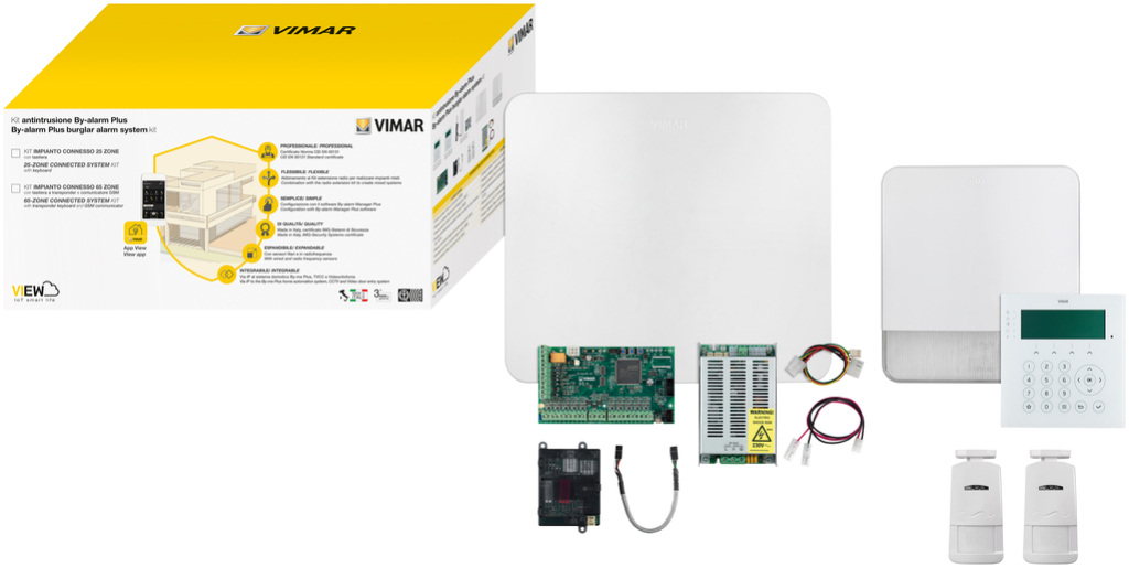 BY-ALARM PLUS KIT 25 ZONE + GATEWAY IP 