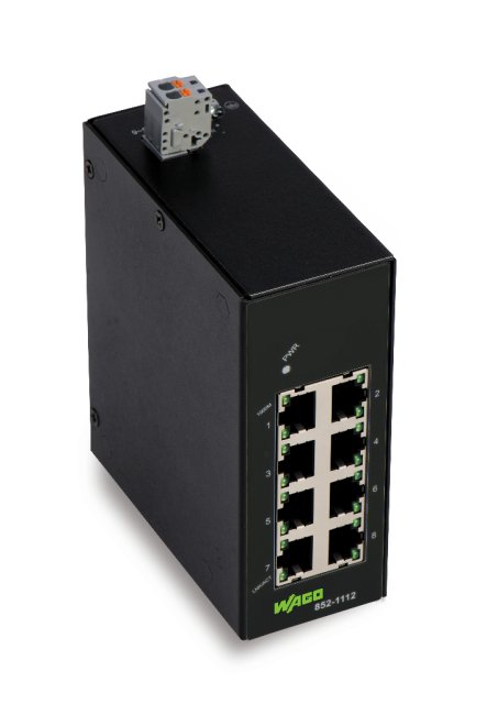 8-Port 1000BASE-T SWITCH INDUSTRIALE 