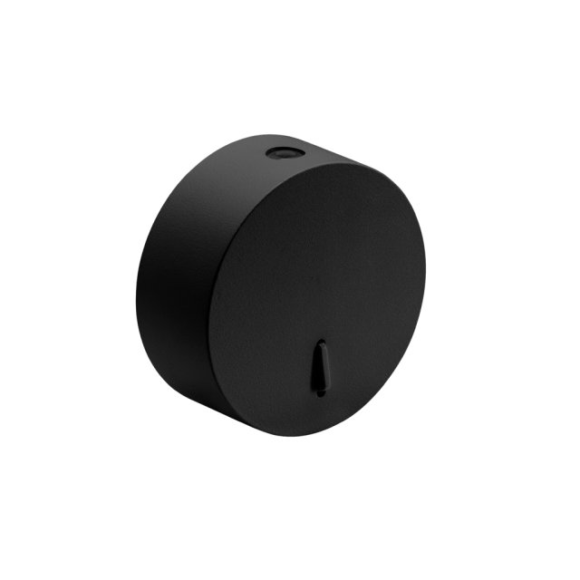WALL BASE ROUND CON SWITCH  ON/OFF BLACK 