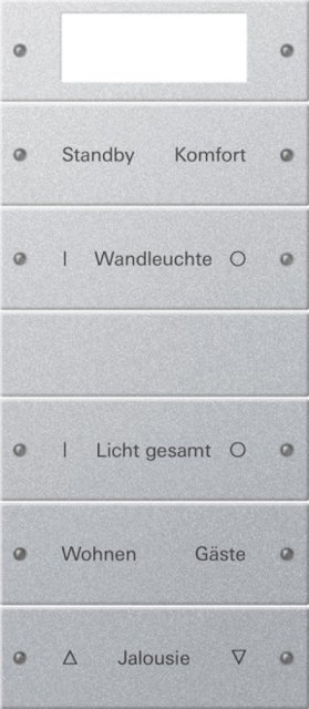 2215 26 KNX ALU WIPPENSET 5F+ BESCHREIBBAR 