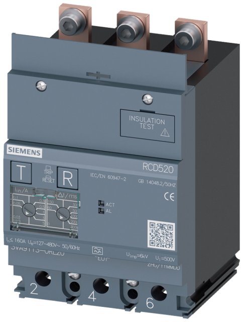 3VA9113-0RL20 BLOCCO DIFFERENZ.RCD520 