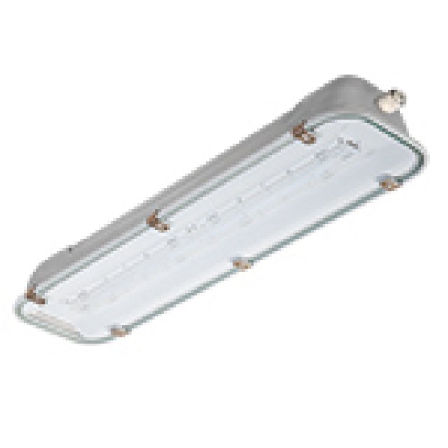 RINO LED L1300 52W COM LED-ARMATUR INOX-GL 