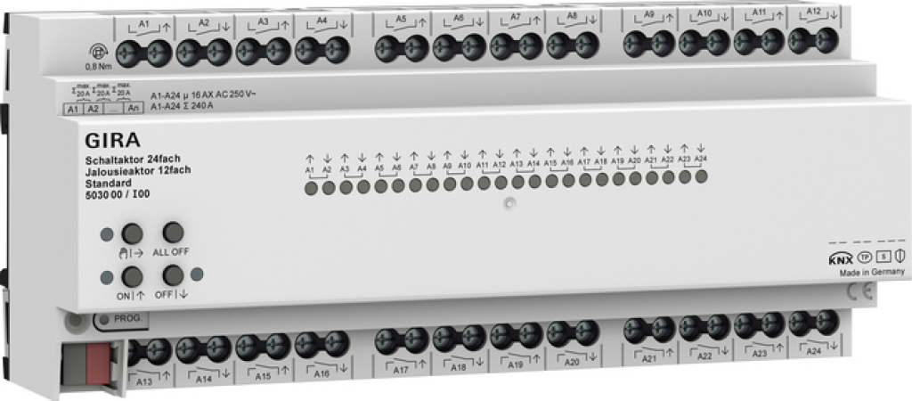 5030 00 KNX 16A JALOUSIEAKTOR 24/12F STANDARD 