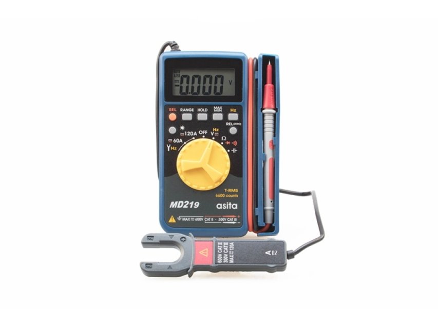 MULTIMETER DIGITAL MIT PRÜFZANGE 