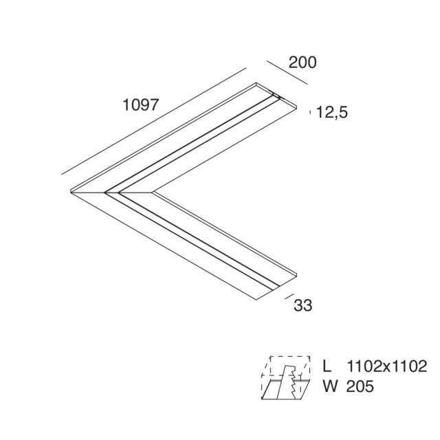 L-33 1MT+1MT PROFILO ANGOLARE CARTONGESS 