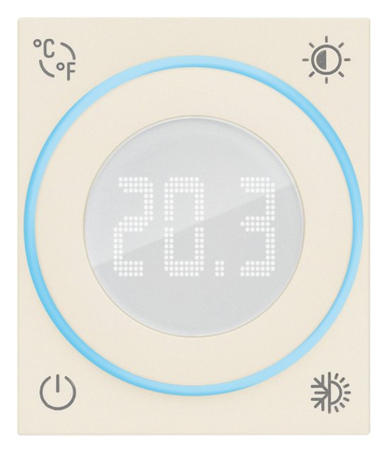 LINEA IOT TERMOSTATO ROTELLA 2MOD.CANAPA 