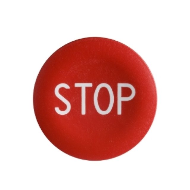 ZBA-434 "STOP" CAPSULA ROSSA 