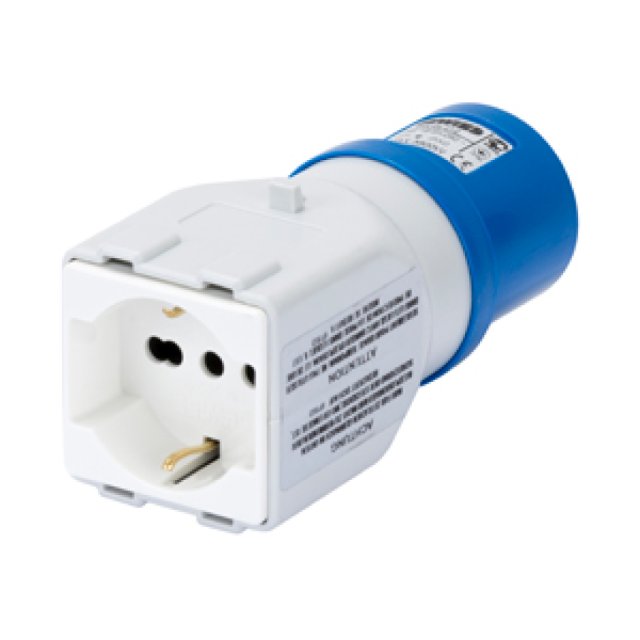 ADAPTER 2P+T CEE AUF 10/16A BIVALENTE 