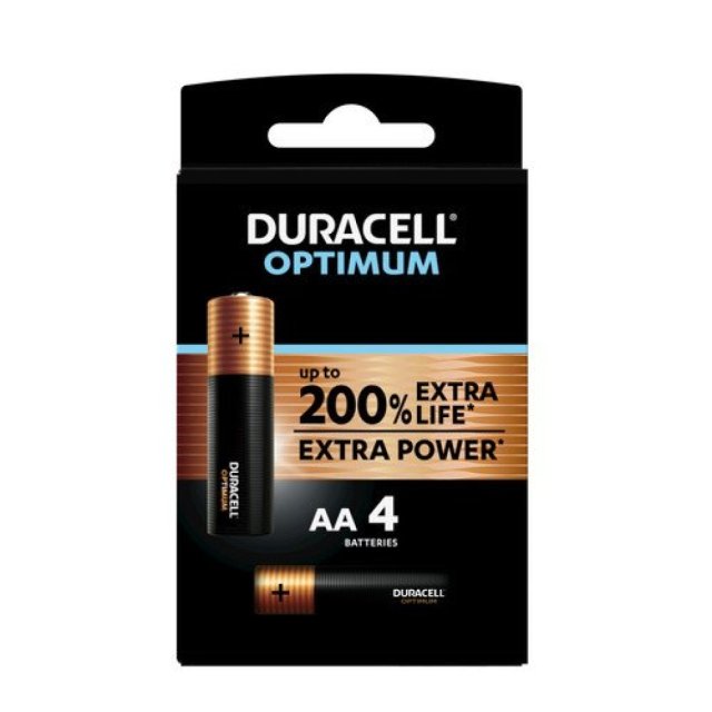 DURACELL OPTIMUM B4 STILO AA 1,5V BATT.ALKAL. 