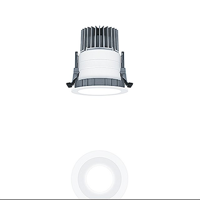 PANOS EVO R100H 11W LED840 LDO WH WH EB-STRAHLER 