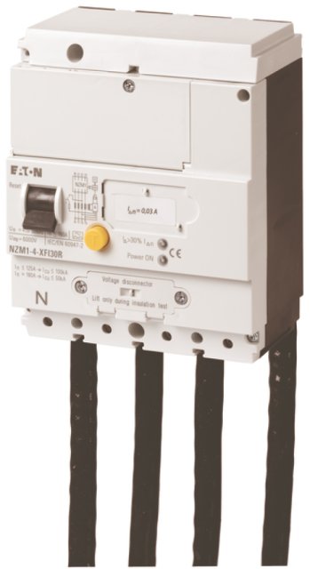 NZM1-4-XFI300R 300MA AC  FI-BLOCK 4P 