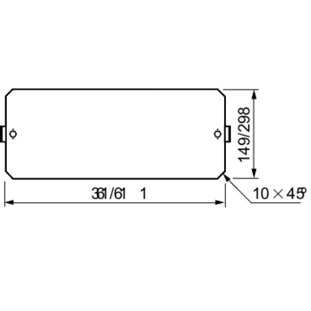 300x750 PIASTRA INTERNA 