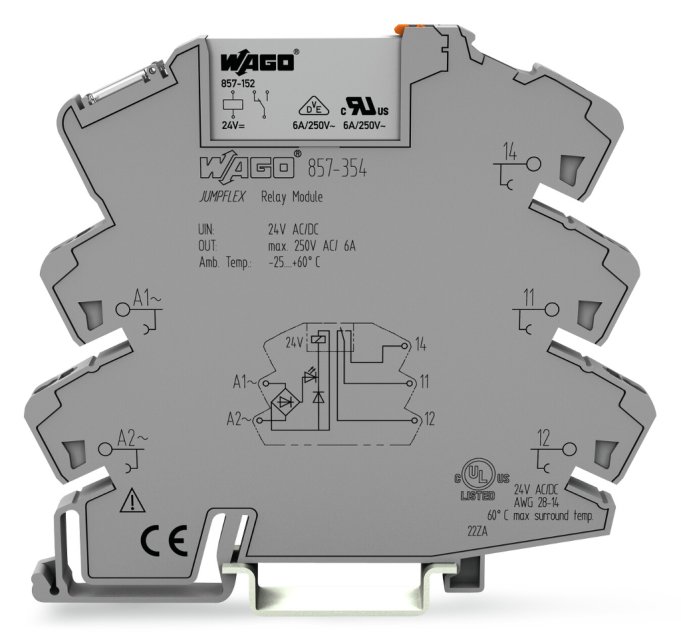 MINI RELE' MEC. 24VAC/DC 