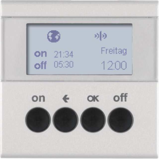 B.7 ALU OPACO OROLOGIO KNX-RADIO 