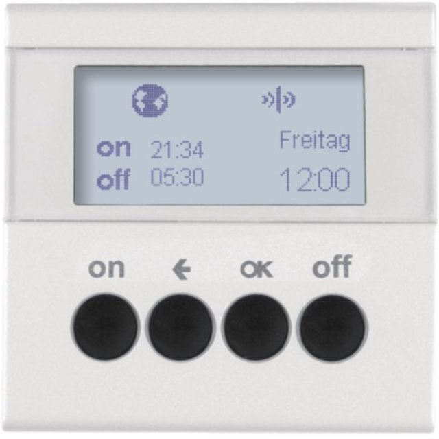 S.1 PW OPACO OROLOGIO KNX-RADIO 